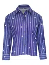 Odeeh Floral-embroidered Shirt