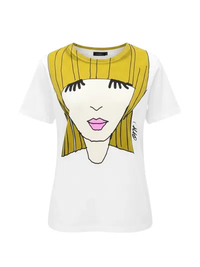Odeeh Graphic-print T-shirt In White