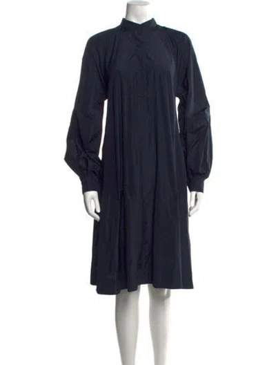 Pre-owned Odeeh Knee-length Dress W/ Tags In Blue