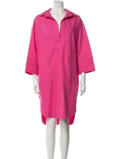 Pre-owned Odeeh Knee-length Dress W/ Tags In Pink