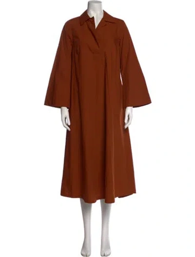 Pre-owned Odeeh Long Dress W/ Tags In Orange