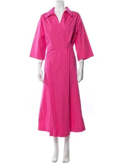 Pre-owned Odeeh Long Dress W/ Tags In Pink