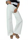 Odeeh Milk High Waist Wide Leg Pant In White