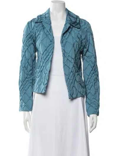 Pre-owned Odeeh Patterned Jacket In Blue