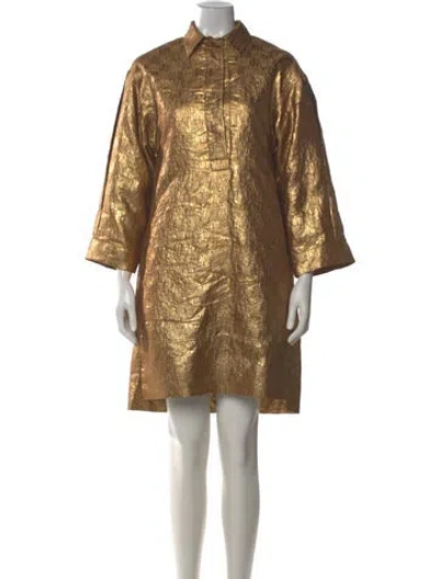 Pre-owned Odeeh Printed Knee-length Dress