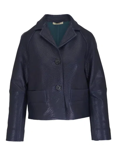 Odeeh Textured Leather Jacket