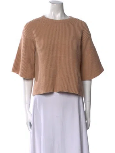 Pre-owned Odeeh Virgin Wool Crew Neck Sweater In Pink