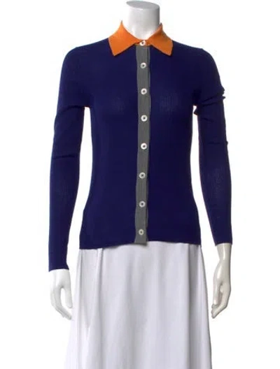 Pre-owned Odeeh Virgin Wool Sweater In Blue