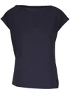 Odeeh T-shirt Mit Schurwolle In Blau