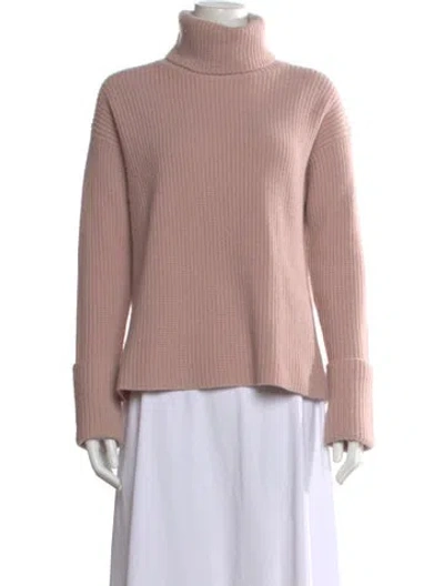 Pre-owned Odeeh Virgin Wool Turtleneck Sweater In Pink