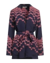 Odeeh Woman Jacket Dark Purple Size 10 Viscose