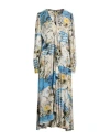 Odeeh Woman Maxi Dress Beige Size 10 Viscose, Elastane In Beige