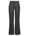 Odeeh Woman Pants Charcoal Size 6 Virgin Wool In Grey