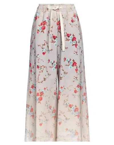 Odeeh Woman Pants Grey Size 38 Cotton