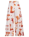 Odeeh Woman Pants Light Pink Size 10 Cotton, Elastane In Pink