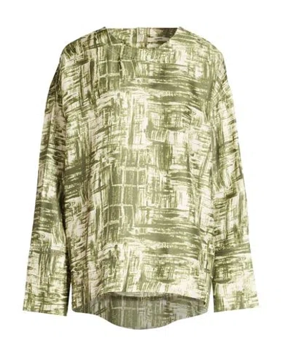 Odeeh Woman Top Green Size 12 Silk