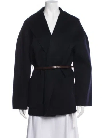Pre-owned Odeeh Wool Coat In Blue