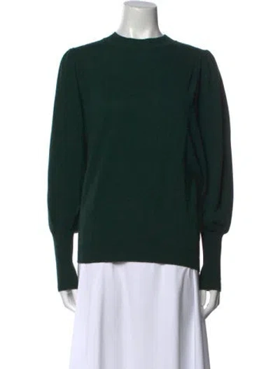 Pre-owned Odeeh Wool Crew Neck Sweater In Green