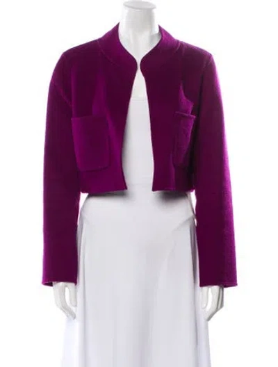 Pre-owned Odeeh Wool Evening Jacket In Purple