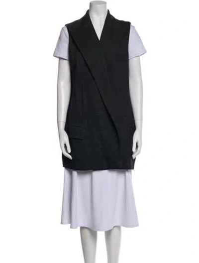 Pre-owned Odeeh Wool Vest In Gray