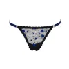 Odette Ancel Women's Blue / Black Snow White Thong