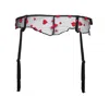 Odette Ancel Women's Red / Black The Blessure Suspenders