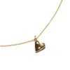 Odette New York Coeur Necklace In Brass