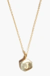 Odette New York Monogram Charm Necklace In Letter J