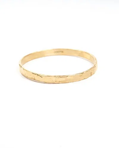 Odette New York Women's Circa Bangle Bracelet In Brass In Gold