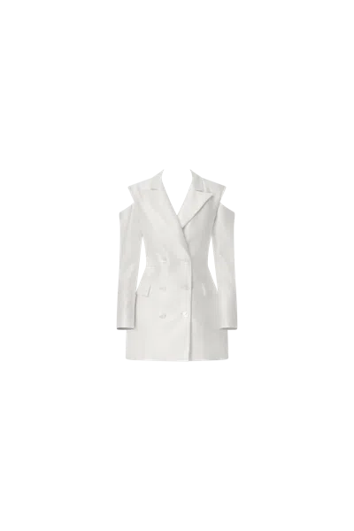 Odette + Odile Brianna Blazer Dress In Linen