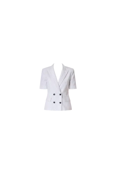Odette + Odile Yves Blazer In White