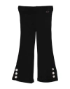 Odi Et Amo Junior Toddler Girl Pants Black Size 6 Viscose, Polyester, Polyamide In Black