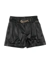 Odi Et Amo Toddler Girl Shorts & Bermuda Shorts Black Size 6 Polyurethane In Black