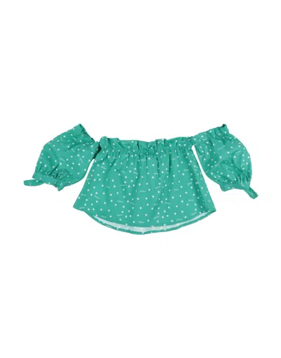Odi Et Amo Babies'  Blouses In Green