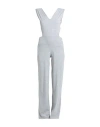 Odi Et Amo Woman Jumpsuit Light Grey Size 2 Cotton In Grey