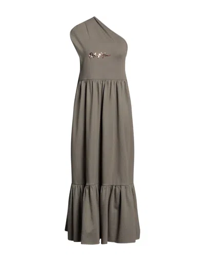 Odi Et Amo Midi Dresses In Green