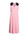 Odi Et Amo Midi Dresses In Pink