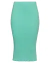 Odi Et Amo Midi Skirts In Green