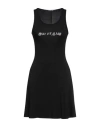 Odi Et Amo Woman Short Dress Black Size 2 Cotton In Black