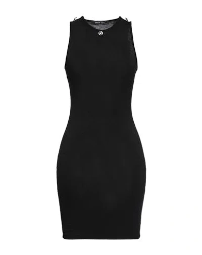 Odi Et Amo Woman Short Dress Black Size 2 Cotton