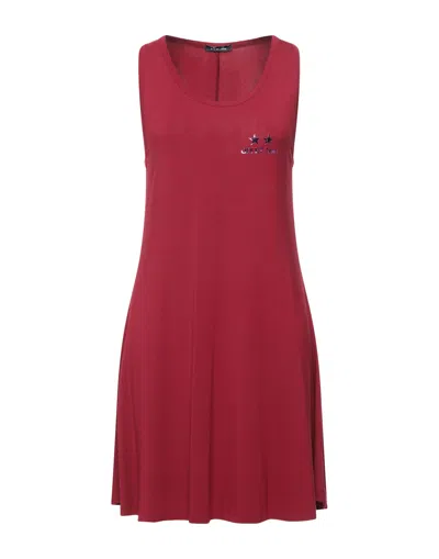 Odi Et Amo Short Dresses In Red