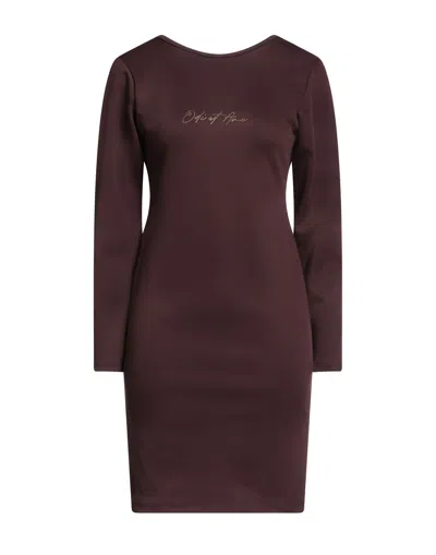 Odi Et Amo Short Dresses In Brown