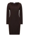 Odi Et Amo Short Dresses In Brown