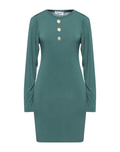 Odi Et Amo Short Dresses In Green