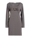 Odi Et Amo Short Dresses In Grey