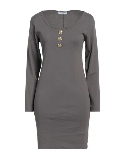 Odi Et Amo Short Dresses In Grey