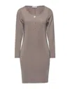 Odi Et Amo Short Dresses In Beige