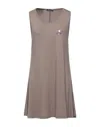 Odi Et Amo Short Dresses In Beige