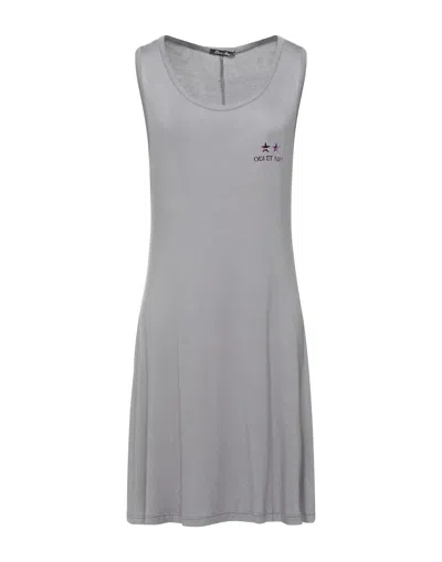 Odi Et Amo Short Dresses In Grey