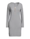 Odi Et Amo Short Dresses In Grey